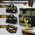 thumbnail image 3 of Bolsa para herramientas UUP de 45 cm con 16 bolsillos, tela Oxford impermeable, 3 of 7