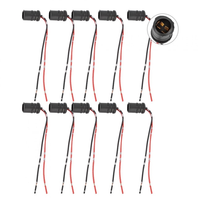 KIMISS 10 unids/set soporte de enchufe de bombilla macho soporte de enchufe de conector de bombilla de luz suave para bicicletas de coche ANGGREK Otros