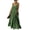 #0427-Green, variant on Women's Maxi Dresses Sleeveless V Neck Gathered Bust Dresses Beachside Vacations Soft Breathable Loose Casual Dresses Gift