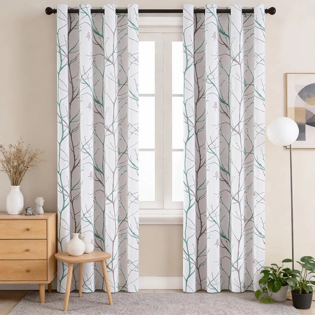 Paredes opacas Panel oscurizador extra grueso aislado térmicamente para dormitorio o salón, poliéster mate, 52 x 84 pulgadas, panel único