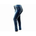 thumbnail image 2 of Jack David Plus Size Women's Stretch Premium Denim Black/Blue Jeans Skinny Pants 39469MS, 2 of 3