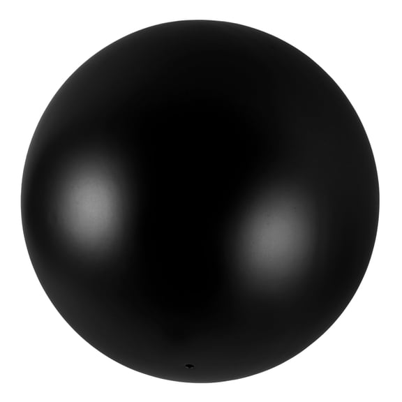 BESTYASH Reflective Gazing Globe Stainless Steel Black Polished Sphere Decorative Outdoor Lawn Garden Ornament