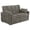 Brown, variant on Cotswold Upholstered Convertible Sleeper Sofa Bed Light Gray