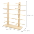 thumbnail image 4 of TOYMYTOY Solid Wood Sunglasses Holder Stand Organizer Rack for Glasses Display and Storage, Eyewear Organizer, 4 of 6