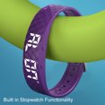 thumbnail image 6 of Nieyigj Purple Vibrating Alarm Reminder USB Charging Watch LED Fitness Tracker Watch with Timer for Calories Sleep Tracking, Lightweight Silicone Band, Length 9.8 inches / 24.89 cm, 6 of 9