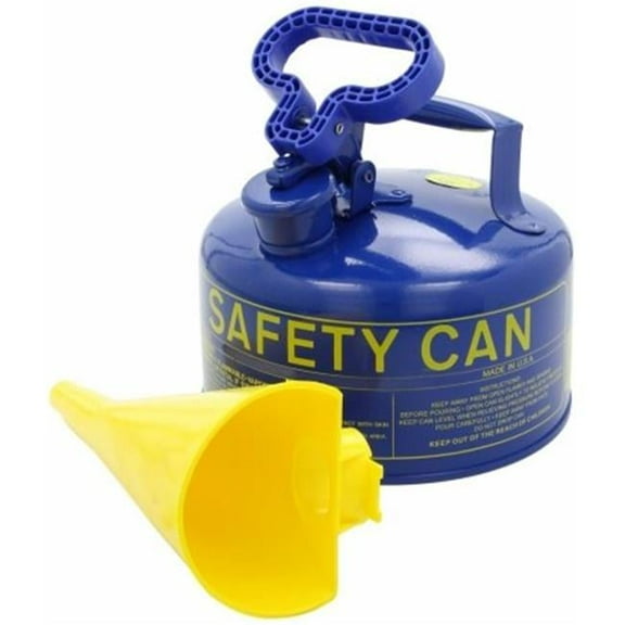 Eagle Mfg Type I Safety Can, Steel, Blue UI10FSB