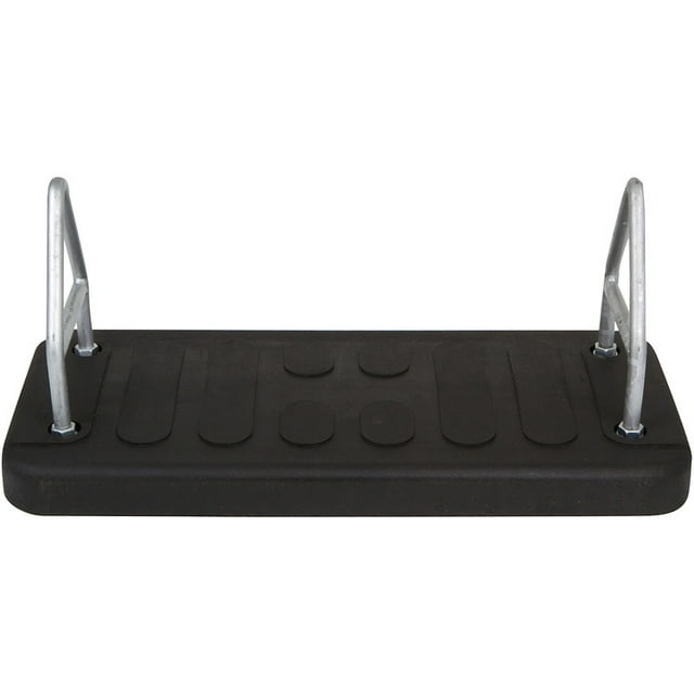 Swing Set Stuff Rubber Mega Flat Seat with SSS Logo Sticker, Black