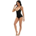 thumbnail image 5 of Unique Bargains Women's Tummy Control Cami Adjustable Straps Shapewear Bodysuits S Black, 5 of 6