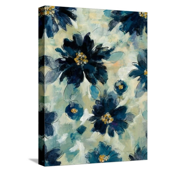 Art.com Inky Floral II Stretched Canvas Print Wall Art by Silvia Vassileva, 12" x 16"