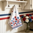 thumbnail image 5 of Luckky 4th of July Kitchen Towels American Flag Stars Dish Towels Independence Day Hand Towel,Red White and Blue Tea Towels for Gnome Dish Cloths Memorial Day Microfiber Towels, 5 of 6