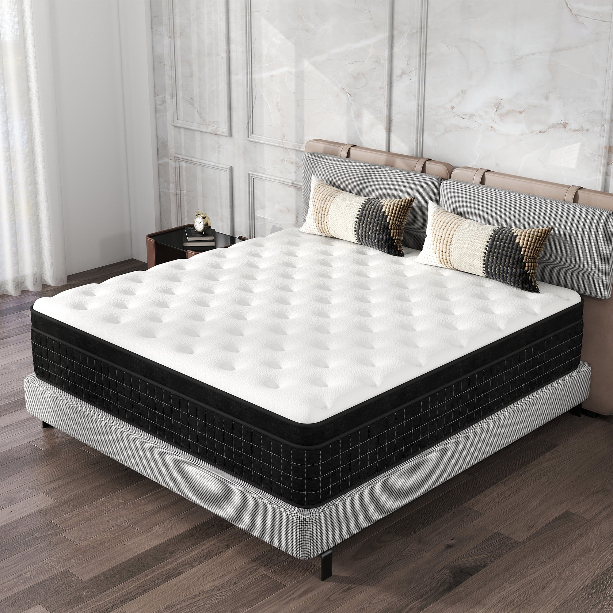 DalisTairy 14" Twin Mattress In A Box Gel Memory Foam And Pocket Spring Hybrid Mattress
