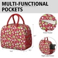 thumbnail image 6 of Womens Red Christmas Decoration Pattern Lunch Box for Work,Insulated Lunch Bag for Women,Loncheras Para Mujer,Leakproof Adult Lunch Bag for Work,Beach,Travel,Picnic,Camping, 6 of 7