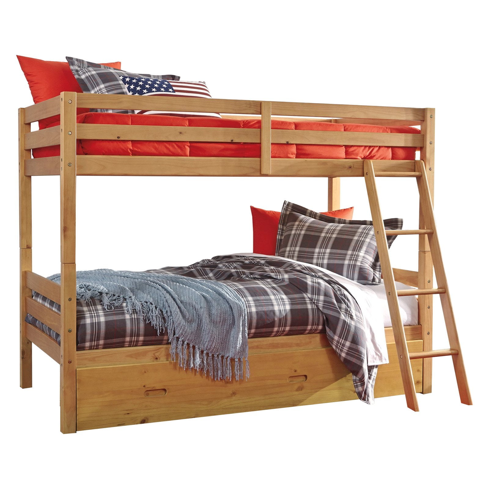 Signature Design By Ashley Hallytown Twin Over Full Bunk Bed With Signature Design By Ashley Hallytown Twin Over Full Bunk Bed With Storage Com