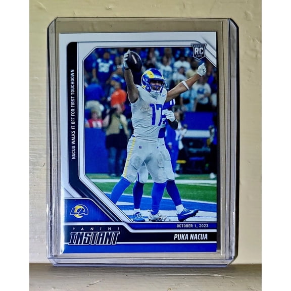 Makea "Puka" Nacua 2023 Panini NFL Rookie Football #7 Card 1 of 960 Rams