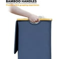thumbnail image 6 of SpaceAid 110L Laundry Hamper with Lid, Large Tall Clothes Basket Bin, Blue, 6 of 6