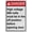 Warning Sign 6, variant on Industrial ANSI Vertical Electrical High Voltage Warning Sign - 8"x12" Weatherproof, UV Resistant for Indoor/Outdoor Workplace (High voltage 480 volts Off before opening door)