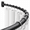 Black, variant on Sicabi Curved Shower Curtain Rod, 45-72" Adjustable Rustproof Steel Tension Rod,Drill Required, Silver