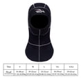 thumbnail image 4 of Greeniant Keep Diving DH-321 3mm Neopreno Dive Cap Hood Hombres Mujeres Head Cover Natación Sombrero Deportes acuáticos Accesorios Silver Line M Type2 NO2 Greeniant  OD002585-12B, 4 of 6