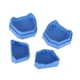 thumbnail image 5 of Juego de 6 bases para modelos dentales, kit de base para moldes de laboratorio dental, base de yeso para moldes dentales, tamaño grande, mediano y pequeño, color azul., 5 of 7