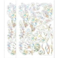 thumbnail image 2 of Gustave Static Window Clings 48 Pieces Anti-Collision Reminder Window Decals Vinyl Prismatic Glass Door Window Stickers Decor to Prevent Bird Strikes, Marine Animal, 2 of 6