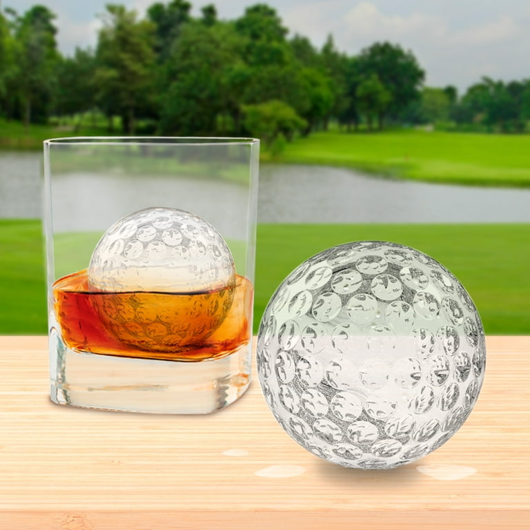Tovolo Silicone Ice Mold, Golf Ball Shaped Large Ice Molds for Slow Melting  Cocktail Drinks, Gift for Sports Fan, Pack of 3 