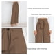 thumbnail image 1 of Pantalón de traje para mujer pantalones casuales de pierna ancha cómodos correa de cintura cómoda elegante para mujer para oficina para club ANGGREK Otros, 1 of 8