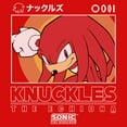 thumbnail image 2 of Girls Sonic the Hedgehog Knuckles Portrait T Shirt, 2 of 5