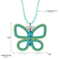 thumbnail image 2 of Butterfly Necklace for Women - Rhinestone Pendant Choker, Zinc Alloy Jewelry, Cute Sparkly Accessory, 2 of 8