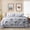 Blue Mirage, variant on BedTreat King Comforter Sets,7-Pieces Reversible Bedding Sets,Bed in a Bag with Comforter,Flat Sheet and Fitted Sheet,Pillowcases & Shams,Lisse,Tulip Sea