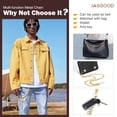 thumbnail image 6 of JASGOOD Pants Chains for Men Women Hip Hop Punk Jeans Chain Multi-layer Anti-Lost Wallet Chain Belts, 6 of 9