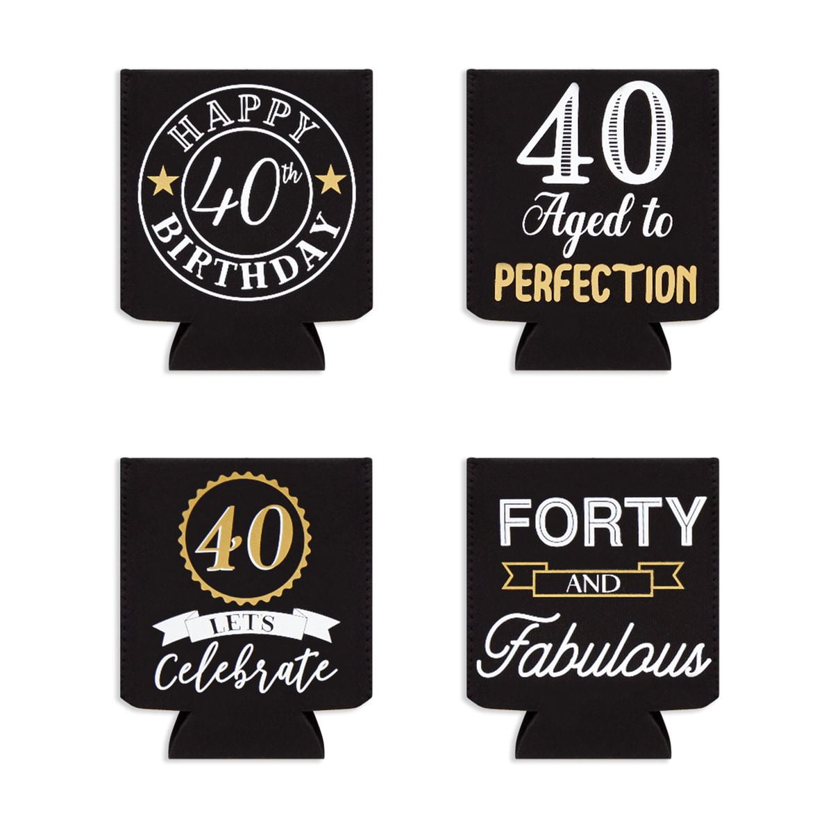 40th-birthday-party-can-cooler-sleeves-cheers-to-40-years-drink-koozie-decorations-12-pack-walmart-com