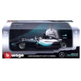 thumbnail image 3 of Mercedes AMG F1 W07 Hybrid Petronas #44 Lewis Hamilton Formula 1 (2016) 1/18 Diecast Model Car by Bburago, 3 of 3