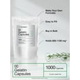 thumbnail image 2 of Clear Empty Capsules Size 00  | 1000 Gelatin Capsules | Resealable Bag | by Horbaach, 2 of 5