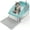 Turquoise Green, variant on Stainless Steel Litter Box with Lid,FurLove 20L Half-Enclosed Large Cat Litter Box, 6in High Sided Cat Litter Box,XL Litter Box for Small/Big/Multi Cats,Silver Gray