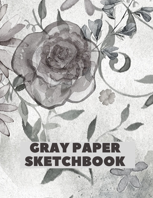 Gray Paper Sketchbook Gray Paper for Drawing Pencils, sketching