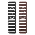 thumbnail image 1 of WHAMVOX 2pcs Tie Rack For Closet Space Saving Wall Mountable ABS Brown For Home Use Travel, 1 of 8