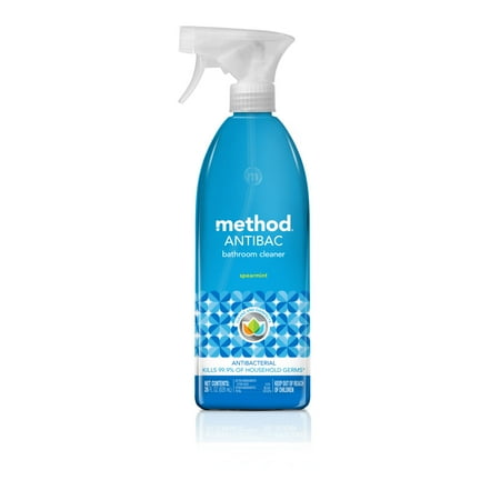 Cleaner Spearmint - Method Antibacterial Bathroom Cleaner,Spearmint, 28 fl oz
