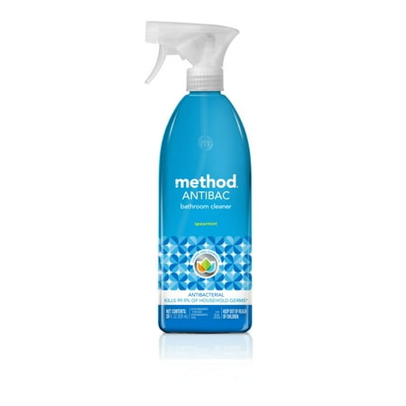 Method Antibacterial Bathroom Cleaner,Spearmint, 28 fl