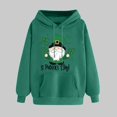 thumbnail image 2 of 3/4 Sleeve St Patrick's Day Shirts for Women Lucky Irish Shamrock Graphic Shirts Festival Party Tops Blouse, 2 of 5