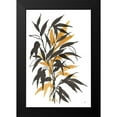 thumbnail image 2 of Paschke, Chris 13x18 Black Modern Framed Museum Art Print Titled - Amber Long Leaf I, 2 of 5