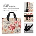 thumbnail image 4 of FORMRS 16" Laptop Bag Carrying Sleeve Case with Handle Travel Shoulder Briefcase, Retro Starfish, 4 of 8