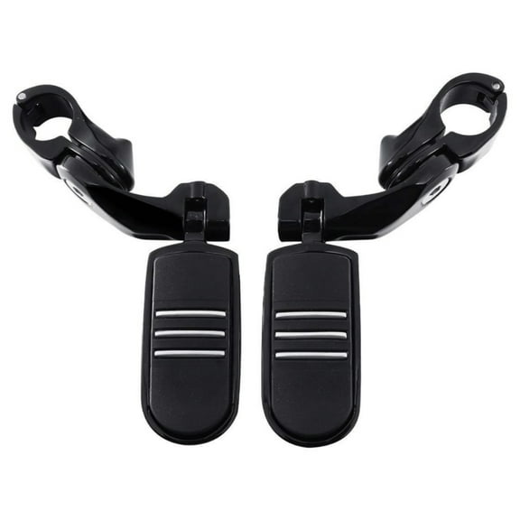 Geelife 1-1/4"Black Short Angled Pegr Highway Engine Guard Foot Peg For Harley-Davidson