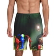 thumbnail image 3 of Lsque Pikmin Mens Sleep Pajama Shorts,Short Pajama Pants, Cotton Ultra-Soft Knit-Large, 3 of 9