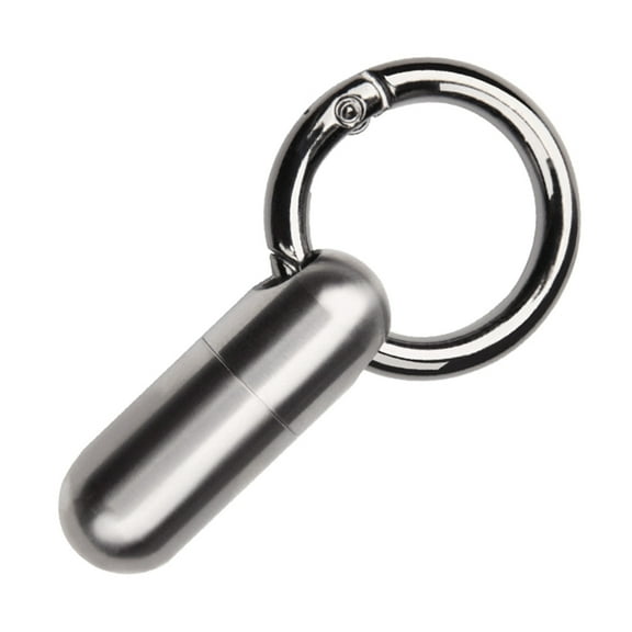 Little Cute Metal Pill Boxes Pill Holder Keychain Container Moistureproof