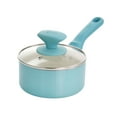 thumbnail image 5 of Spice by Tia Mowry Savory Saffron 16 Piece Ceramic Nonstick Cookware Set in Blue, 5 of 11