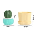 thumbnail image 3 of Grandest Birch 2 Set Adorable Cactus Shape Cleaning Brush Anti-slid Handle Rich Foam Plastic Scrubbing Brush for Home, 3 of 10