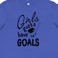 thumbnail image 4 of Inktastic Girls Gotta Have Goals Hockey Player Youth T-Shirt, 4 of 5