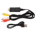 thumbnail image 1 of Convertidor de interfaz Multimedia RCA a HD compatible con salida HD de 720P a 1080P Adaptador convertidor de interfaz Multimedia AV a HD, 1 of 1