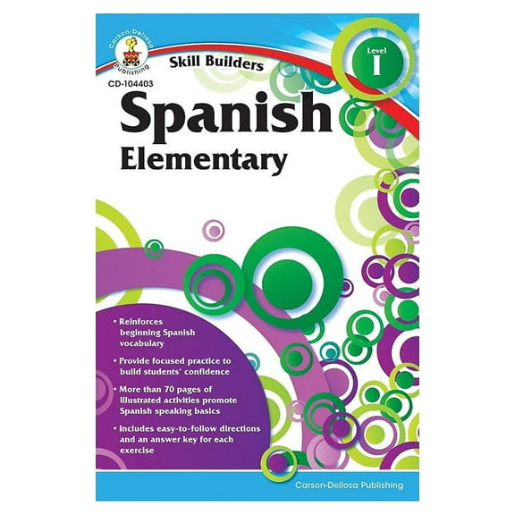 CARSON-DELLOSA Spanish I Resource Book Grades K - 5 104403