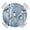 Light Beige Gray Green Gray Blue Mist Blue, variant on Teal Spring Floral Round Tablecloth for 36-44 Inch Tables, Fitted Table Cover with Elastic Edge, Summer Butterfly Farmhouse Waterproof Outdoor Table Cloth Protector for Patio Garden Dinner Picnic